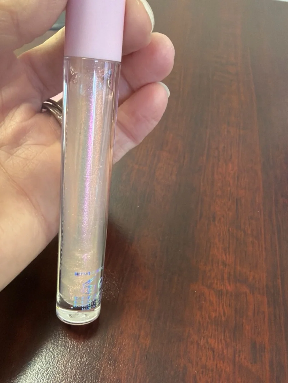 Starcrossed Shimmer Liquid Lip Gloss - Iridescent Holographic shade: Timeless
